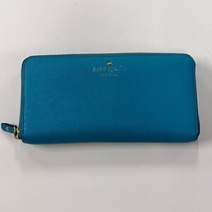 Kate Spade Teal Leather Wallet